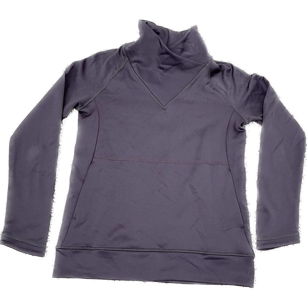 Indygena Women’s Small Purple Pullover Mock Neck Sweater